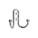 Крючок R15, 2-х рожковый, хром 10810