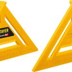 Универсальный кровельный пластиковый угольник STAYER 170 мм, 5-в-1 (34522-17)