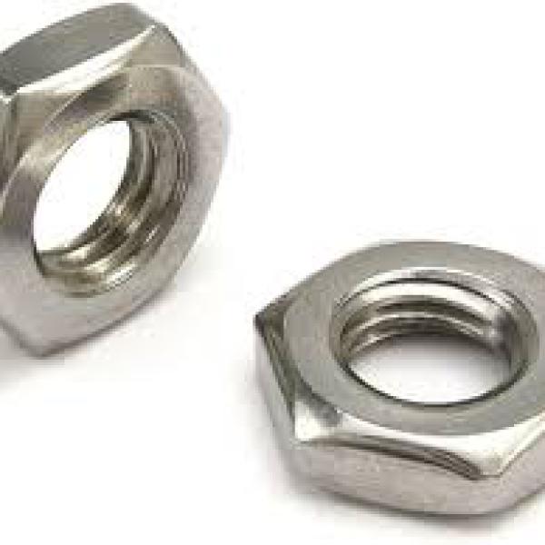 Гайка М 12 низкая шестигранная с фаской  DIN 439 (ГОСТ 5916-70;ISO 4035) Zn.