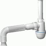 Сифон 1.1/4"*40 с гофрой на 40 мм АНИ пласт C1005 32149